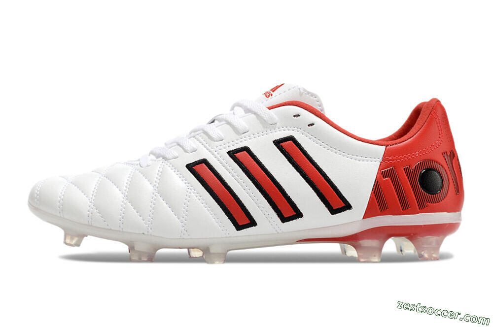 Adidas Adipure 11Pro x PD25 Trx FG Low-Tops Soccer Cleats - White/Red/Black 2