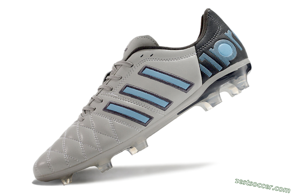 Adidas Adipure 11Pro x PD25 Trx FG Low-Tops Soccer Cleats - Grey/Black/Blue 5
