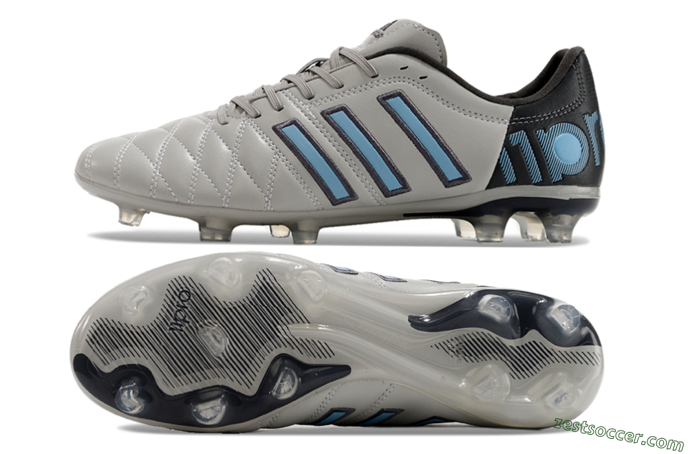Adidas Adipure 11Pro x PD25 Trx FG Low-Tops Soccer Cleats - Grey/Black/Blue 1