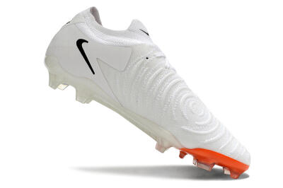 Nike Phantom Luna Elite NU FG Low-Tops Soccer Cleats - White/Black/Orange