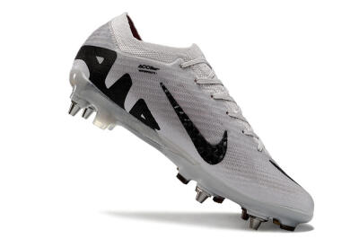 Nike Air Zoom Mercurial Vapor 15 Elite SG Low-Tops Soccer Cleats - Grey/Black/Pink