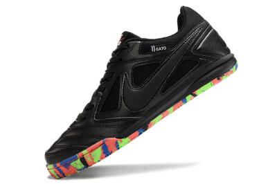 Supre x Nike SB Gato IC Low-Tops Soccer Shoes - Black/Red/Blue