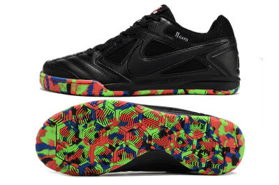 Supre x Nike SB Gato IC Low-Tops Soccer Shoes - Black/Red/Blue