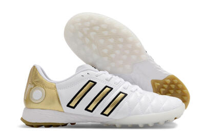 Adidas AdiPure Limited Edition 11PRO TK TF Low-Tops Soccer Shoes - White/Yellow/Gold