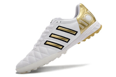 Adidas AdiPure Limited Edition 11PRO TK TF Low-Tops Soccer Shoes - White/Yellow/Gold