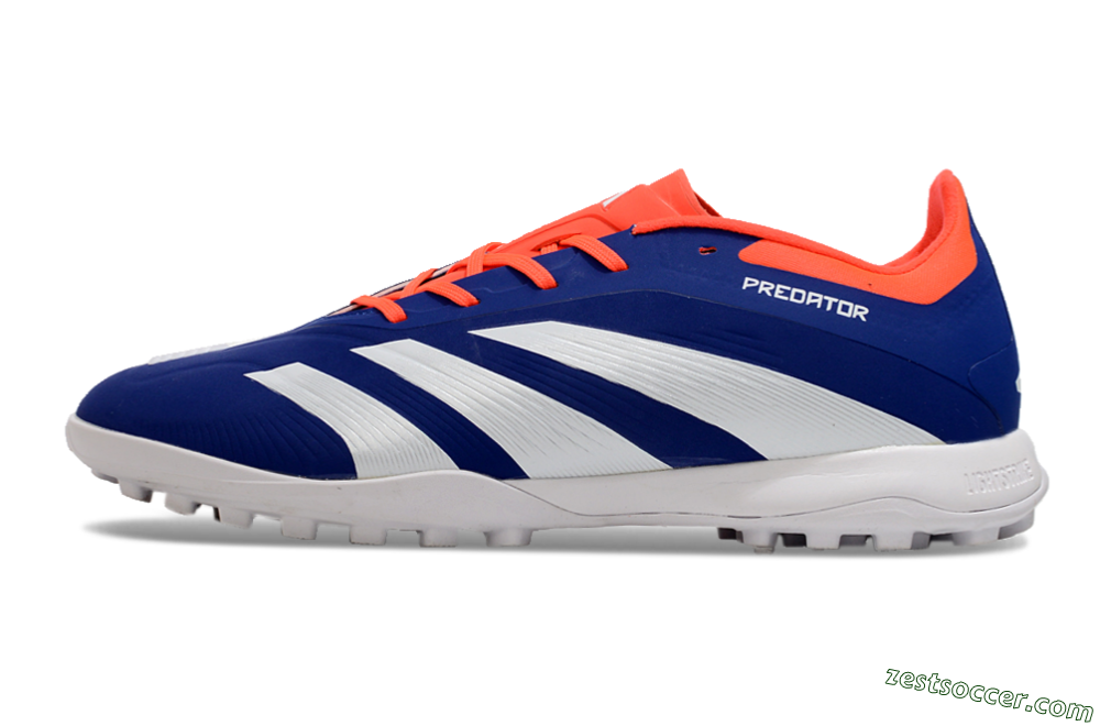 Adidas Predator 24 Elite TF Low-Tops Soccer Shoes - Blue/White/Red 2