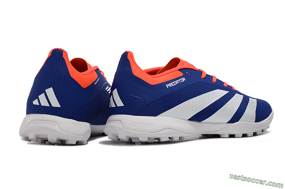 Adidas Predator 24 Elite TF Low-Tops Soccer Shoes - Blue/White/Red 6