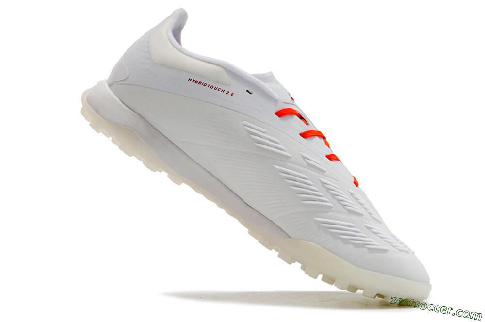 Adidas Predator 24 Elite TF Low-Tops Soccer Shoes - White/Red 4