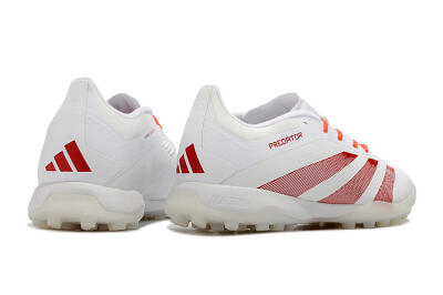 Adidas Predator 24 Elite TF Low-Tops Soccer Shoes - White/Red