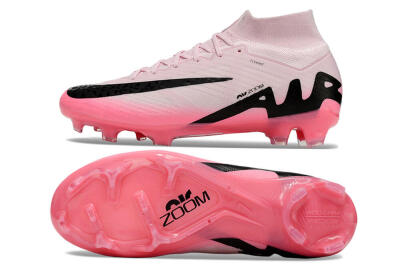 Nike Air Zoom Mercurial Superfly 9 Elite FG High-Tops Soccer Cleats - Pink/Black