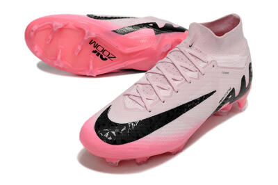 Nike Air Zoom Mercurial Superfly 9 Elite FG High-Tops Soccer Cleats - Pink/Black