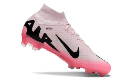 Nike Air Zoom Mercurial Superfly 9 Elite FG High-Tops Soccer Cleats - Pink/Black
