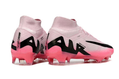 Nike Air Zoom Mercurial Superfly 9 Elite FG High-Tops Soccer Cleats - Pink/Black