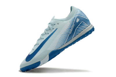 Nike Air Zoom Mercurial Vapor 16 Elite TF Low-Tops Soccer Shoes - Jade/Beige/Blue