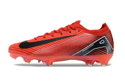 Nike Air Zoom Mercurial Vapor 16 Elite FG Low-Tops Soccer Cleats - Red/White/Black