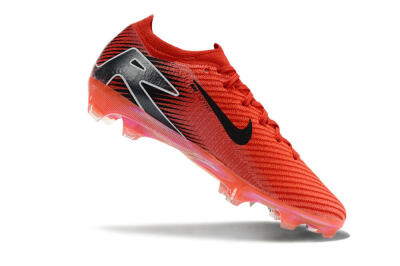 Nike Air Zoom Mercurial Vapor 16 Elite FG Low-Tops Soccer Cleats - Red/White/Black