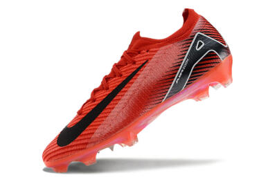Nike Air Zoom Mercurial Vapor 16 Elite FG Low-Tops Soccer Cleats - Red/White/Black