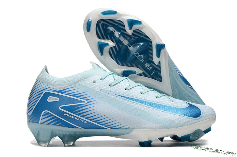 Nike Air Zoom Mercurial Vapor 16 Elite FG Low-Tops Soccer Cleats - Jade/White 0