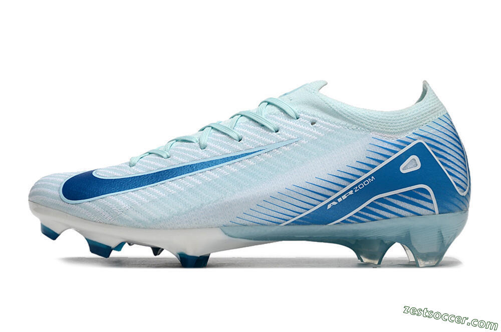 Nike Air Zoom Mercurial Vapor 16 Elite FG Low-Tops Soccer Cleats - Jade/White 2