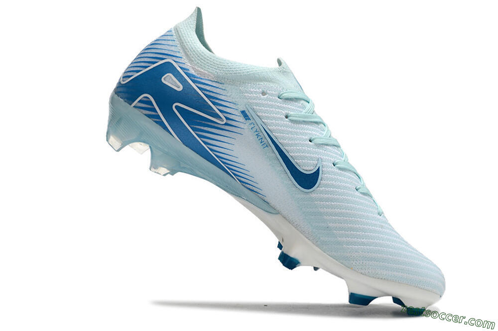 Nike Air Zoom Mercurial Vapor 16 Elite FG Low-Tops Soccer Cleats - Jade/White 4