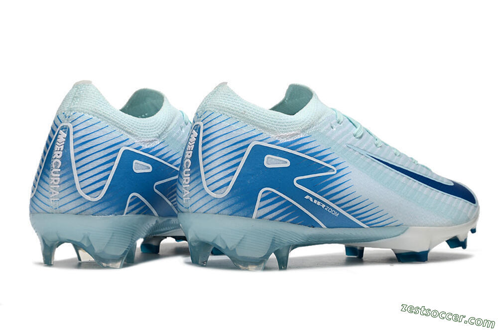 Nike Air Zoom Mercurial Vapor 16 Elite FG Low-Tops Soccer Cleats - Jade/White 6