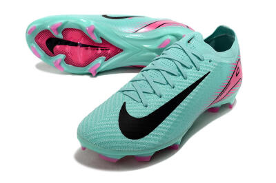 Nike Air Zoom Mercurial Vapor 16 Elite FG Low-Tops Soccer Cleats - Jade/Black/Pink