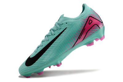 Nike Air Zoom Mercurial Vapor 16 Elite FG Low-Tops Soccer Cleats - Jade/Black/Pink
