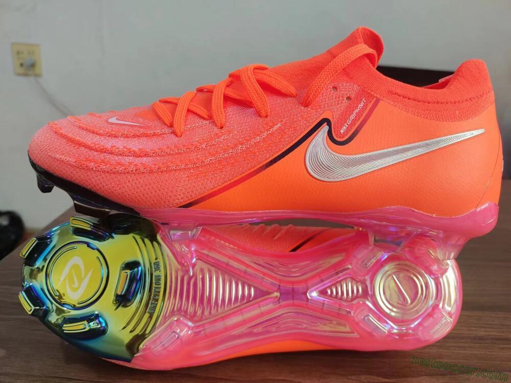 Nike Phantom Luna Elite FG Low-Tops Soccer Cleats - Red/Blue/Gold