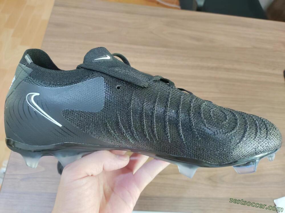 Nike Phantom Luna Elite Low FG Low-Tops Soccer Cleats - Grey/Black/White