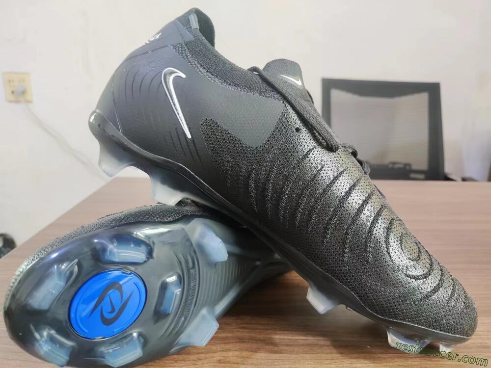 Nike Phantom Luna Elite Low FG Low-Tops Soccer Cleats - Grey/Black/White