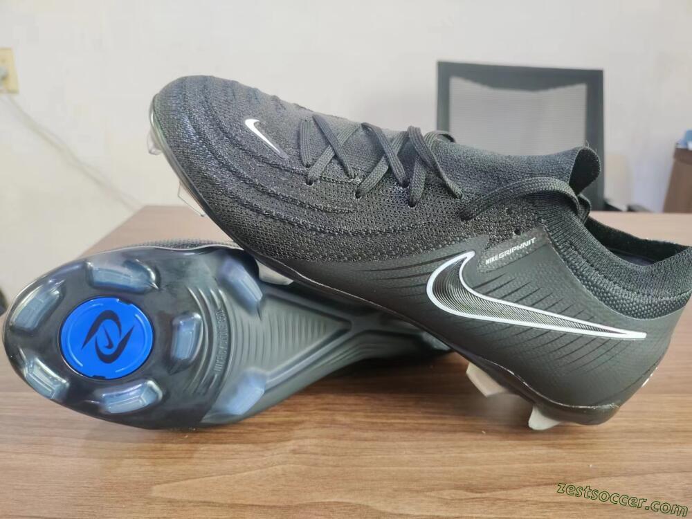 Nike Phantom Luna Elite Low FG Low-Tops Soccer Cleats - Grey/Black/White