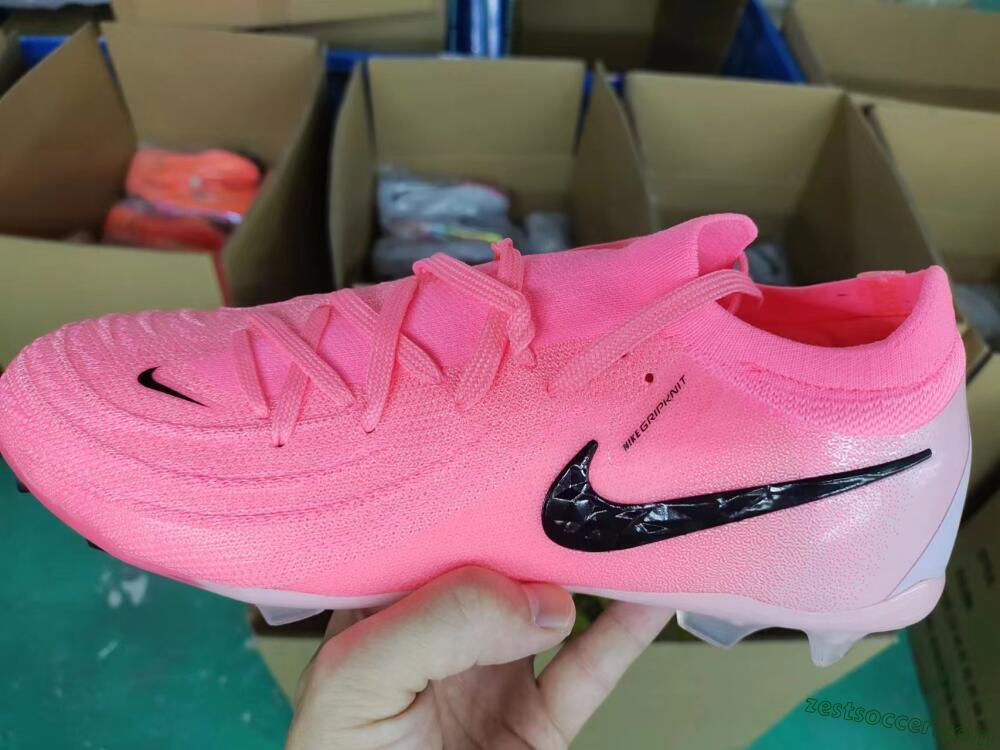 Nike Phantom Luna Elite FG Low-Tops Soccer Cleats - Pink/Black