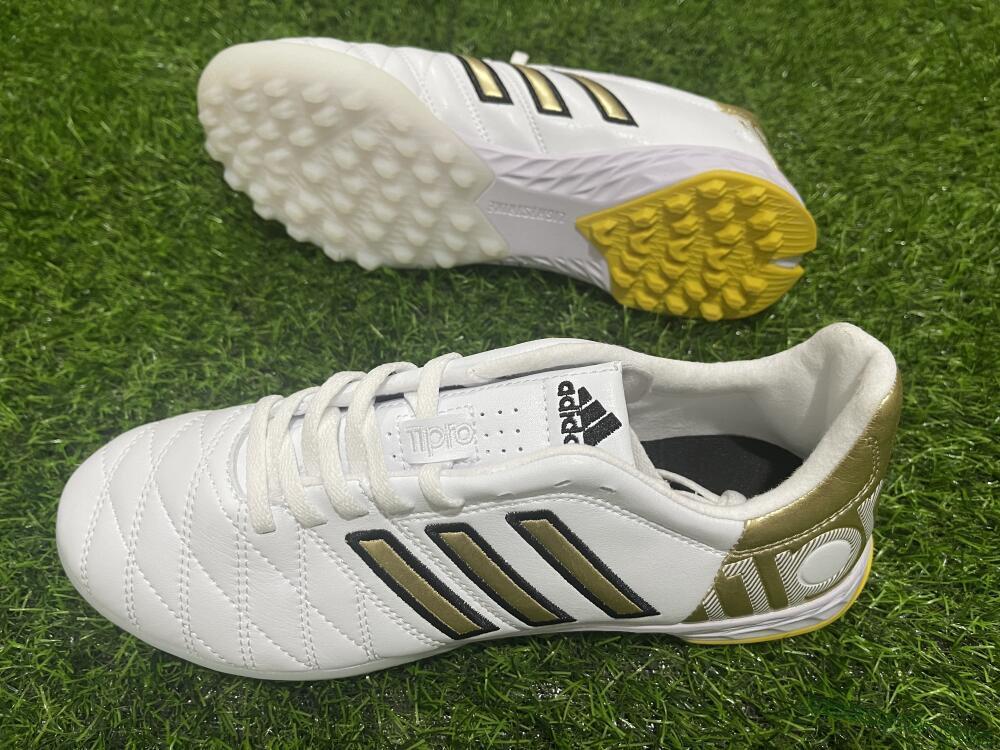 Adidas AdiPure Limited Edition 11PRO TK TF Low-Tops Soccer Shoes - White/Yellow/Gold