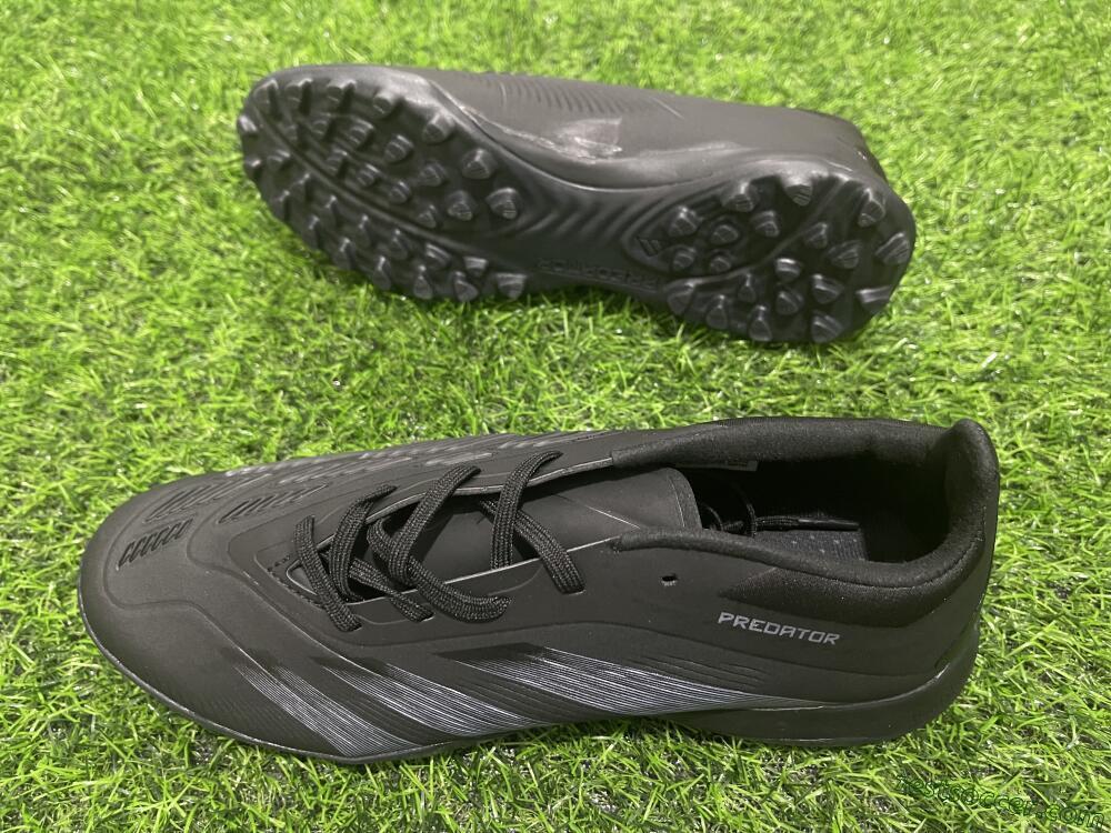 Adidas Predator 24 Elite TF Low-Tops Soccer Shoes - Black/Silver/Black