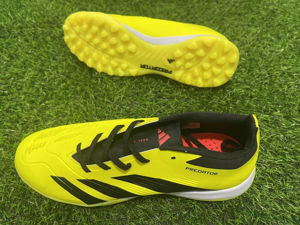 Adidas Predator 24 Elite TF Low-Tops Soccer Shoes - Yellow/Black/White