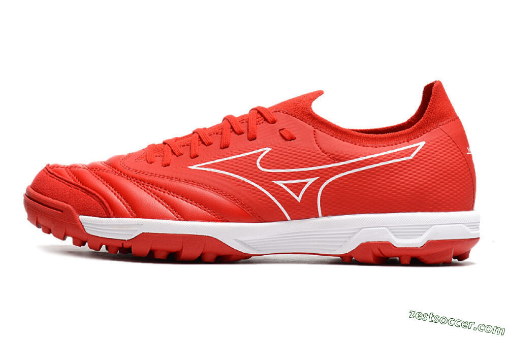 Mizuno Morelia Neo Sala β TF Low-Tops Soccer Shoes - Red/White 2