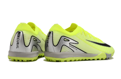 Nike Air Zoom Mercurial Vapor 16 Elite TF Low-Tops Soccer Shoes - Yellow/Black/Silver/Grey