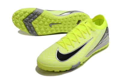 Nike Air Zoom Mercurial Vapor 16 Elite TF Low-Tops Soccer Shoes - Yellow/Black/Silver/Grey