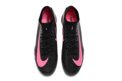 Nike Air Zoom Mercurial Superfly 10 Elite TF High-Tops Soccer Shoes - Black/Pink