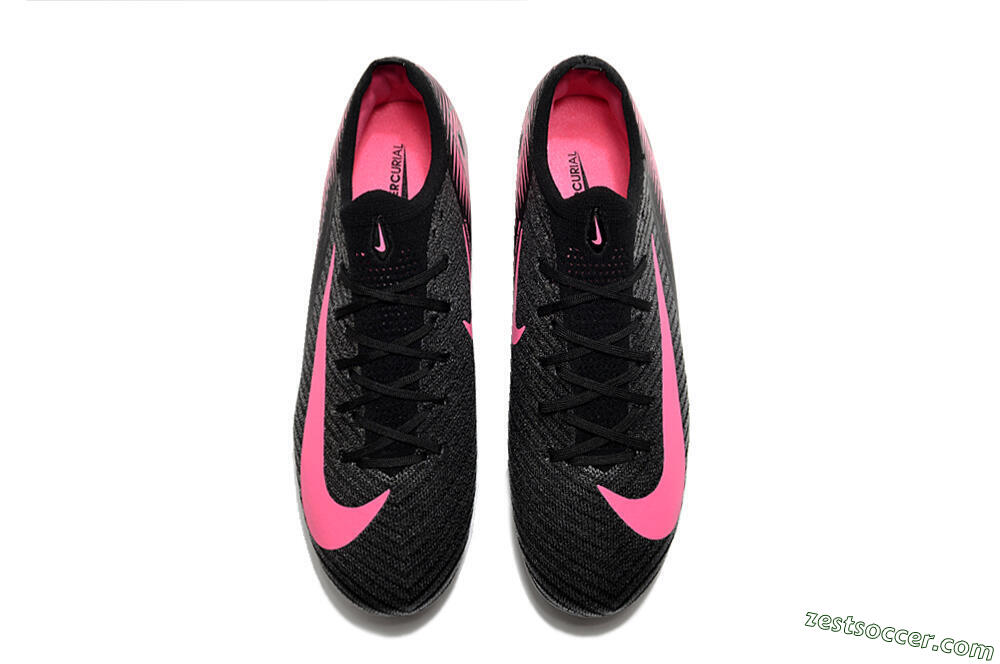 Nike Air Zoom Mercurial Vapor 16 Elite FG Low-Tops Soccer Cleats - Black/Pink 4