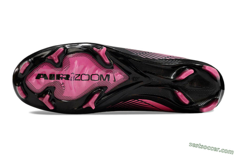 Nike Air Zoom Mercurial Vapor 16 Elite FG Low-Tops Soccer Cleats - Black/Pink 6