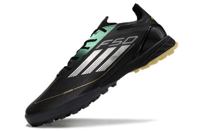Adidas F50 Elite TF Low-Tops Soccer Shoes - Black/Yellow/White