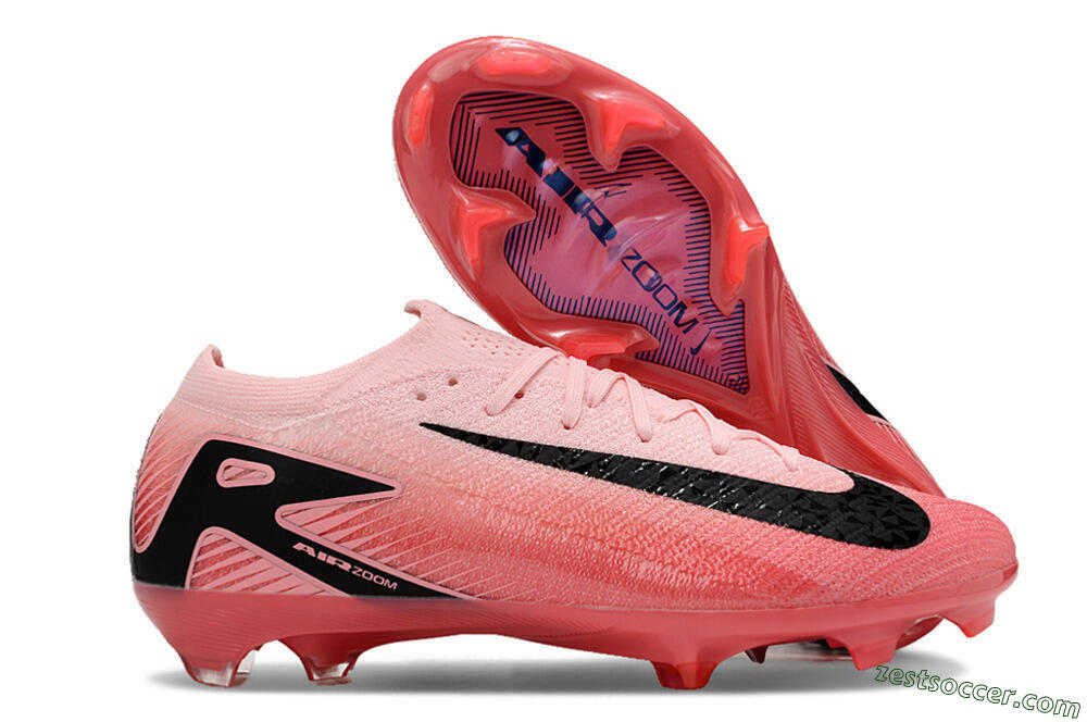 Nike Air Zoom Mercurial Vapor 16 Elite FG Low-Tops Soccer Cleats - Pink/Black 0