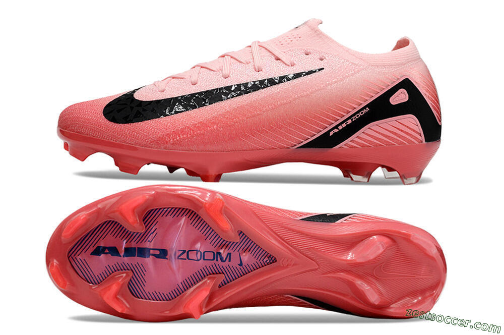 Nike Air Zoom Mercurial Vapor 16 Elite FG Low-Tops Soccer Cleats - Pink/Black 1