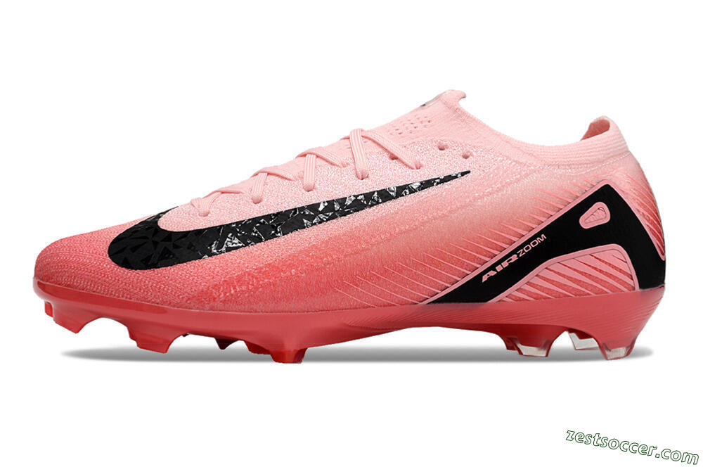 Nike Air Zoom Mercurial Vapor 16 Elite FG Low-Tops Soccer Cleats - Pink/Black 2
