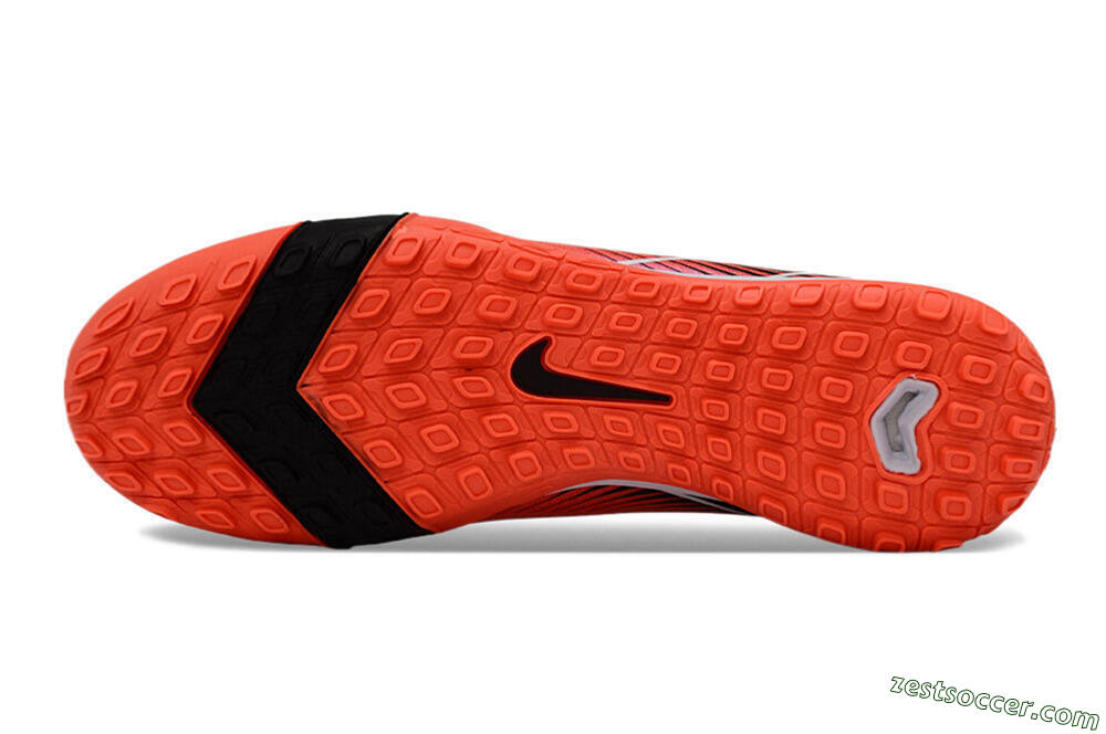 Nike Air Zoom Mercurial Vapor 16 Elite TF Low-Tops Soccer Shoes - Red/Black/White 7