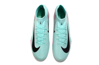 Nike Air Zoom Mercurial Superfly 10 Elite TF High-Tops Soccer Shoes - Green/Pink/Black