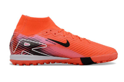 Nike Air Zoom Mercurial Superfly 10 Elite TF High-Tops Soccer Shoes - Red/Black/White