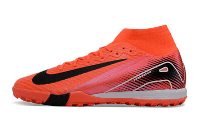 Nike Air Zoom Mercurial Superfly 10 Elite TF High-Tops Soccer Shoes - Red/Black/White