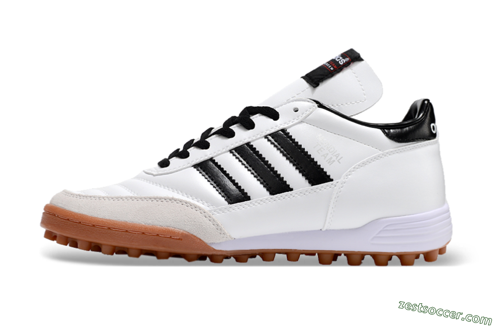 Adidas Mundial Team Astro TF Low-Tops Soccer Shoes - Black/White 2